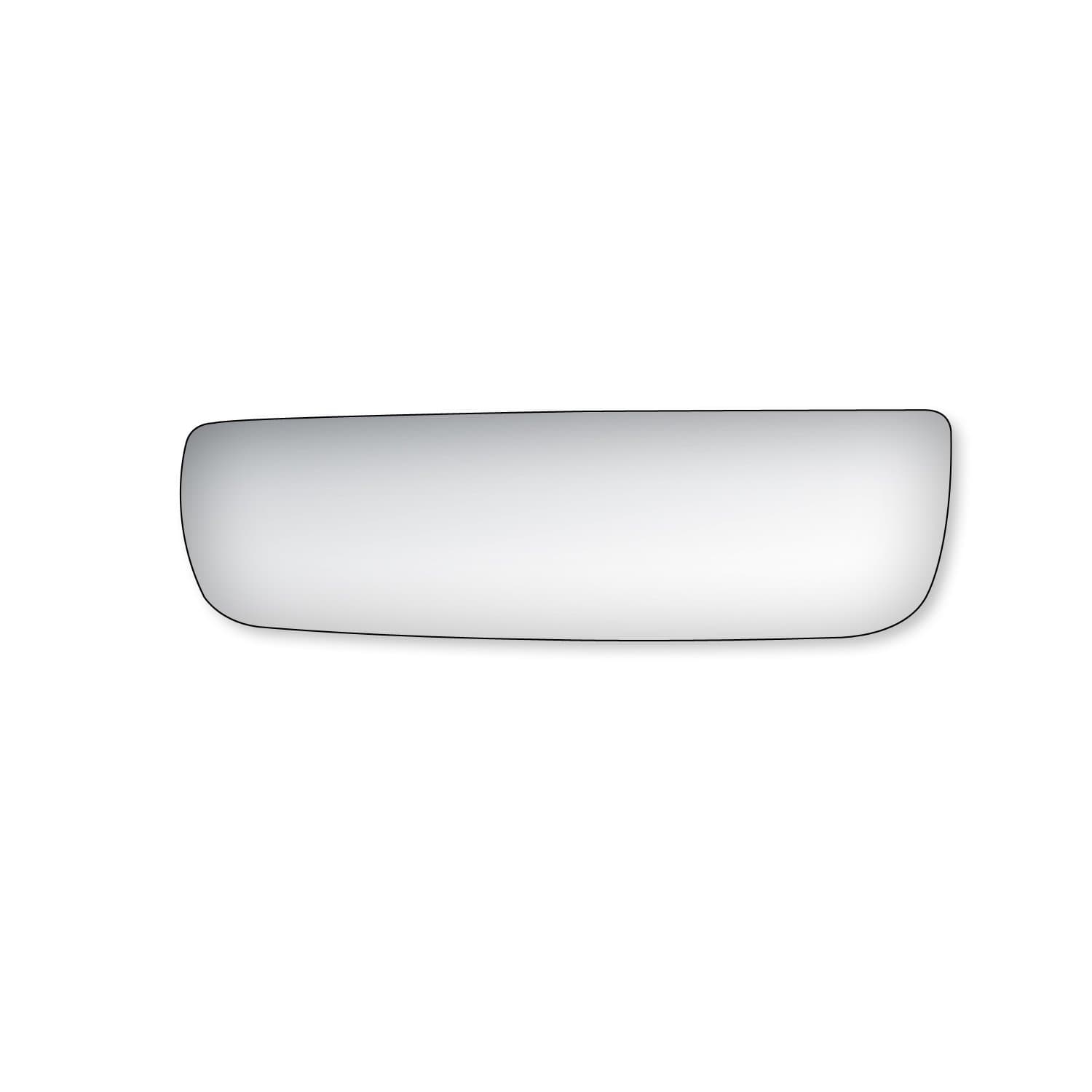 Fit System Driver Side Mirror Glass, Chevrolet Express Full Size Van, GMC Savana Full Size Van, (bottom lens)