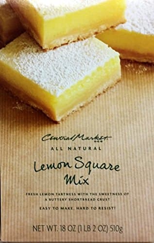 HEB Central Market Lemon Square Mix 18 Oz (Pack of 2)