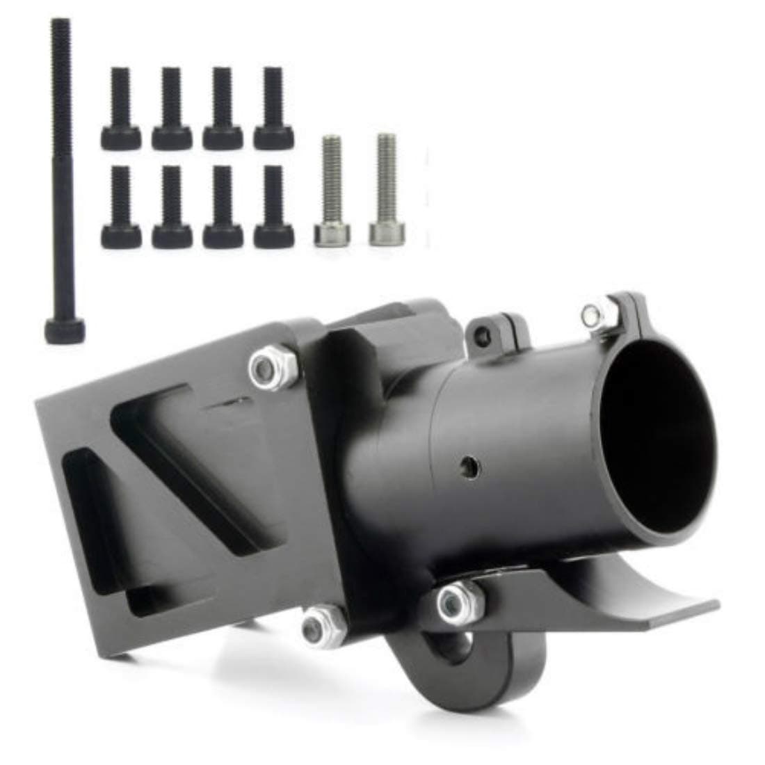 Updated Dia 30mm Folding Arm Tube Joint D30 DIY for Automatic RC Quadcopter Multirotor Hexacopter Drone CNC Aluminum Airplane (Black)