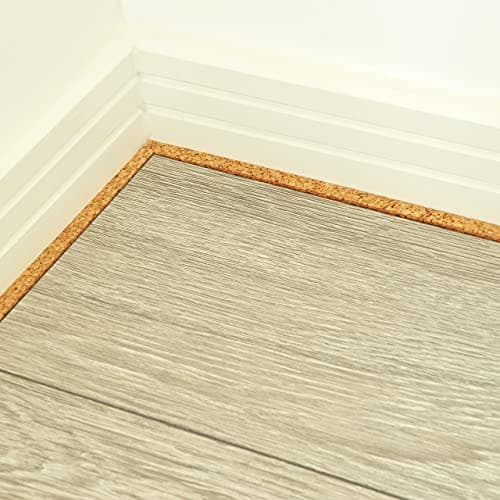 SPD UK Cork Expansion Flooring Underlay Gap Insert Strips - 600mm x 10mm x 4mm - (Coverage Length: 18 Meters) - Pack of 30
