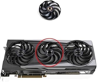 Graphics Card 87MM 95MM Compatible with RX 6700 6800 6900 XT Graphics Card Cooling Fan FDC10H12D9-C FDC10U12D9-C(B Fan)