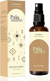 - Palo Santo Smudge Spray for Protection & Energy Clearing (3.3 Ounce) by Aromafume - Clean, Smoke-Free, Non Toxic Alternative to Incense & Smudges