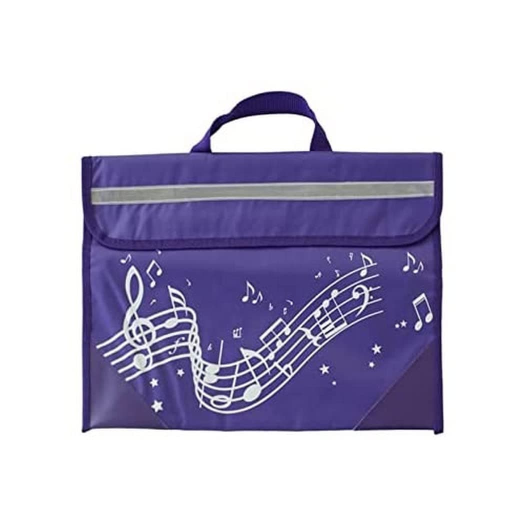 Wavy Stave Music Bag - Purple