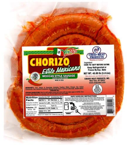 Ver MexChorizo Sausage 3 Lb
