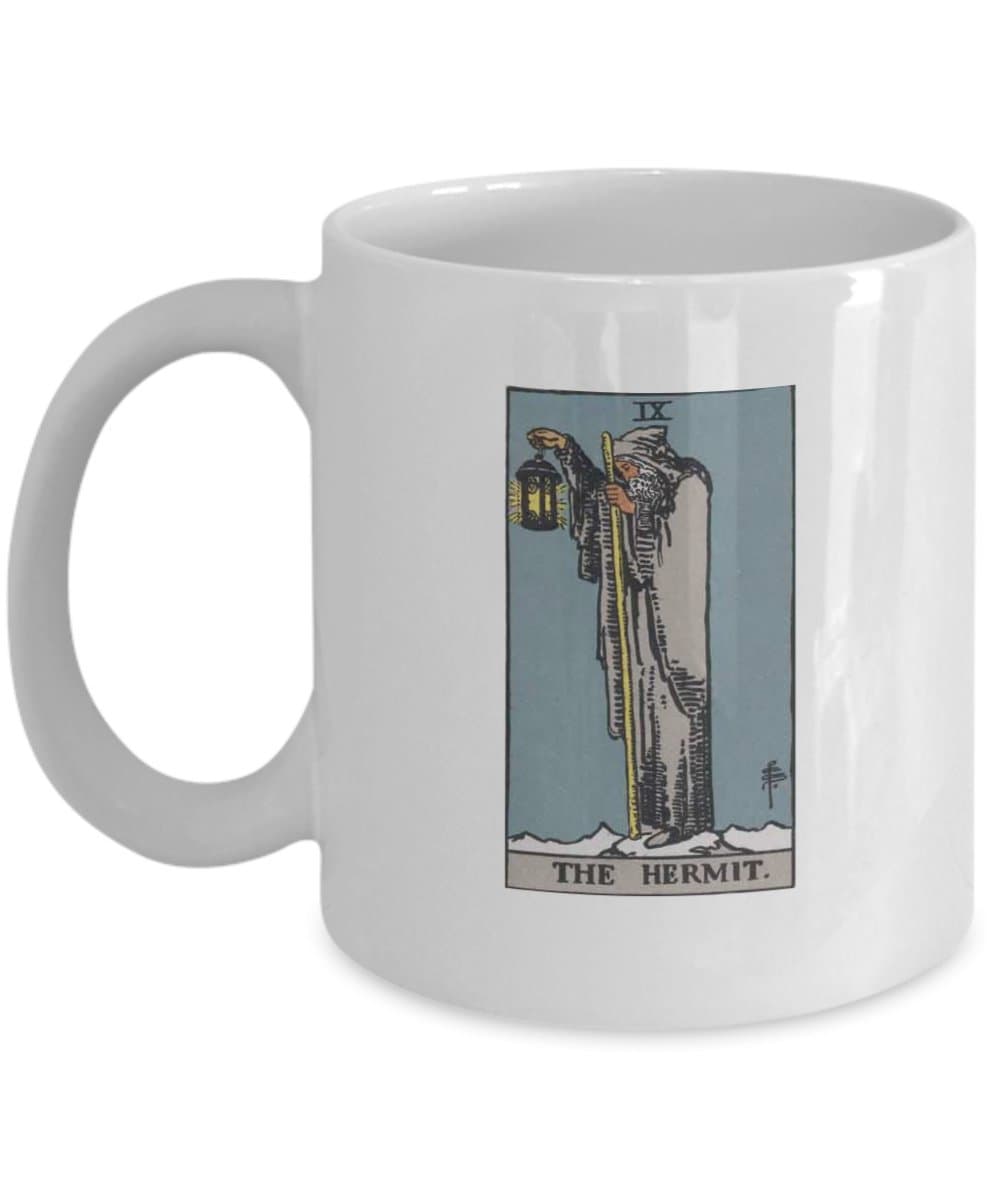 The Hermit Tarot Card Coffee & Tea Mug
