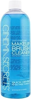Original Blue Vanilla Makeup Brush Cleaner Solution - Professional Cleanser for Makeup Brushes - Quick-Drying, Rinse-Free Formula - Removes Stubborn Waterproof Make Up (16 fl oz)