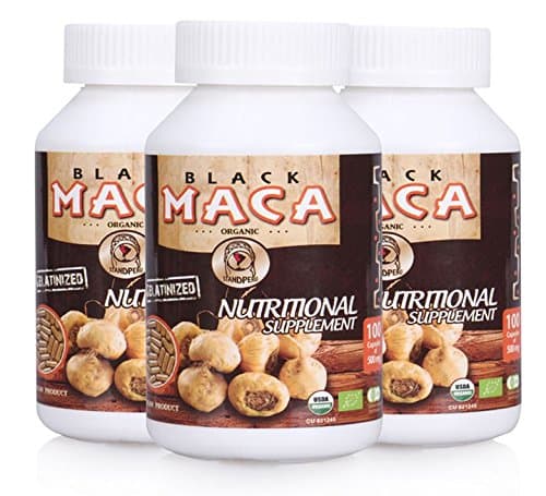 Gelatinized Black Maca Capsules X 3 Bottles, Last Units!!