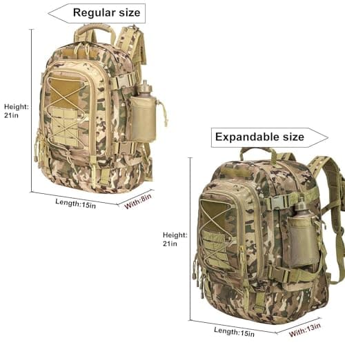 Tactical Backpack Military Army Daypack - Assault Pack for Men Molle Backpacks Bug Out Bag 3 Day Pack for Hiking