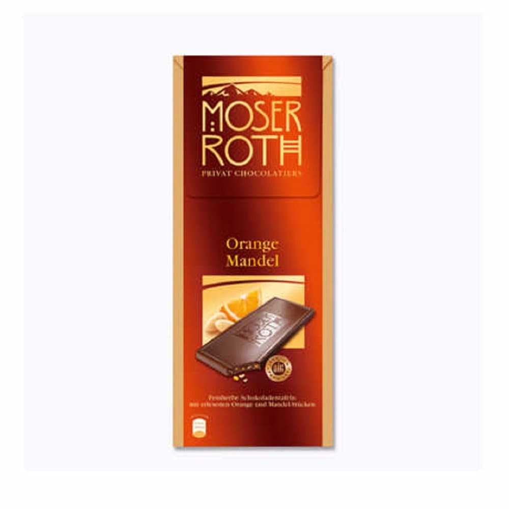 Orange Almond Chocolate Bar 100g