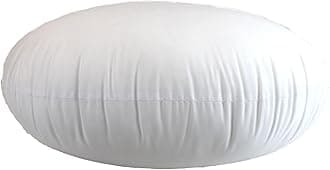 MoonRest Round Pillow Insert Hypoallergenic Polyester Form Stuffer-%100 Cotton Blend Covering for Sofa Sham, Decorative Pillow, Cushion and Bed - 40 Inch Diameter