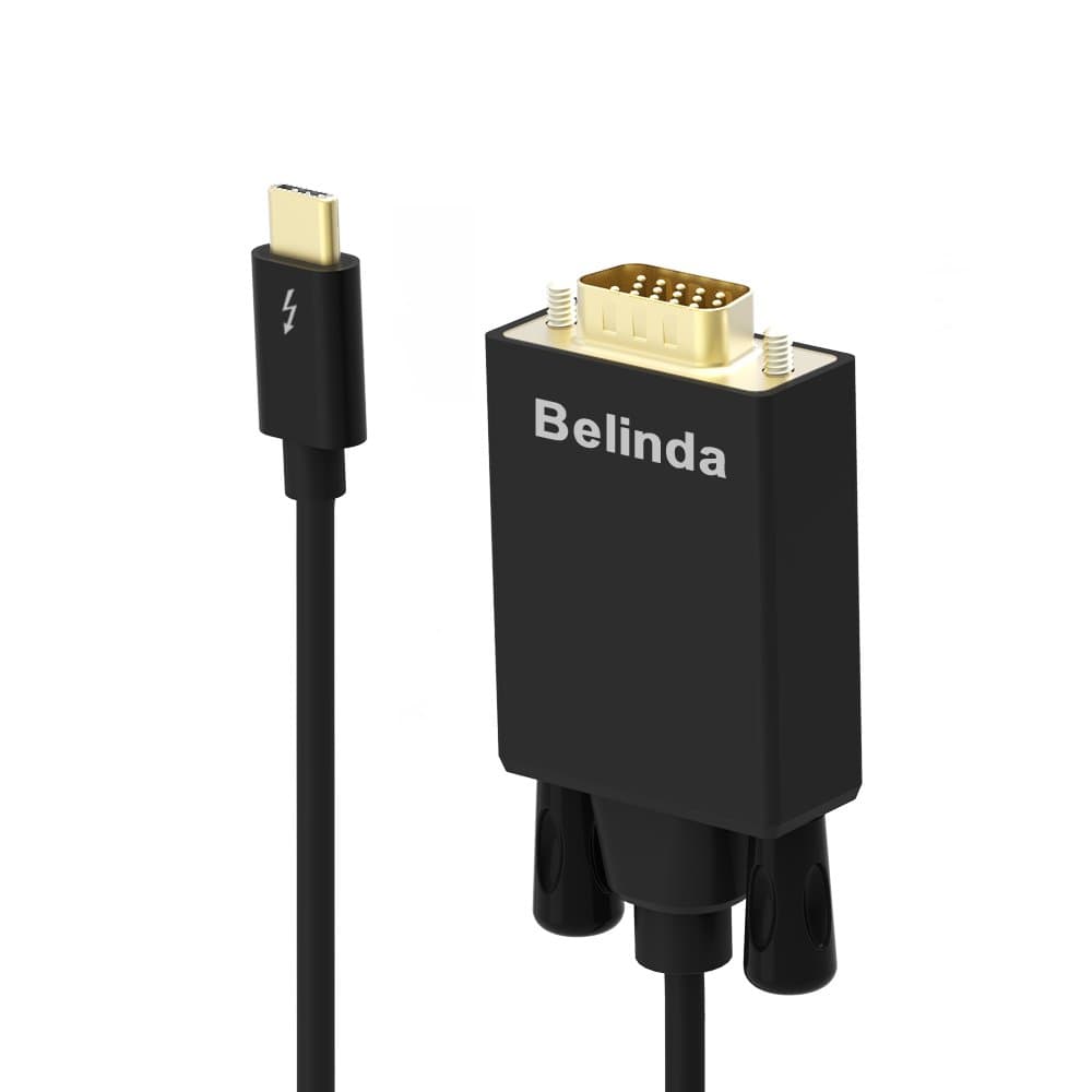 Belinda USB C to VGA Cable, USB 3.1 Type C (USB-C) to VGA Cable 6FT for 2017 MacBook Pro/Samsung Galaxy S8