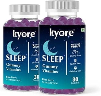 Nutritions Melatonin Sleep Gummies Melatonin 7mg for Healthy Sleep Cycle | Helps Relief Stress & Anxiety (Non-Habit Forming) | 100% Vegetarian | 30 Gummies (Pack of 2)