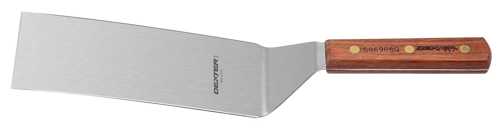 Dexter 8 x 3" Hamburger Turner with Square End, Brown