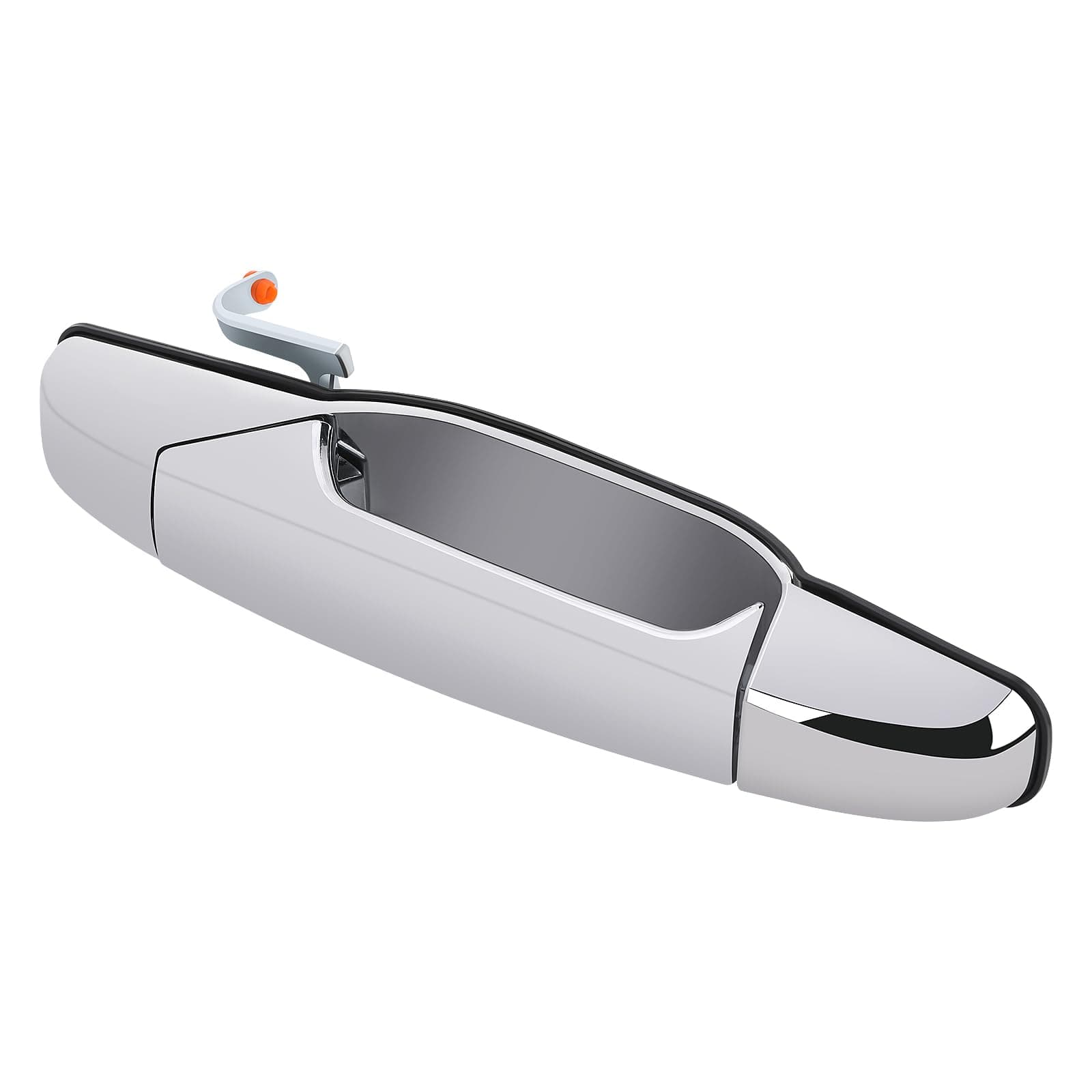 Exterior Chrome Door Handle, Front Right Passenger Side, Compatible with 2007-2014 Cadillac Escalade Chevy Avalanche Silverado Suburban Tahoe GMC Sierra Yukon, Replace # 22738722 84053436 80545