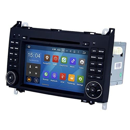 Uunit 2 din 7" Quad-core 1024600 Android 5.1.1 Car DVD GPS Stereo Radio for mercedes-benz A-Class B-Class Sprinter Viano Vito 2006 Onwards WIFI Bluetooth Miror Link free Map