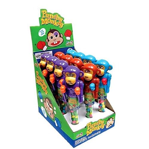 Punchy Monkey Candy Dispenser (Pack of 12)