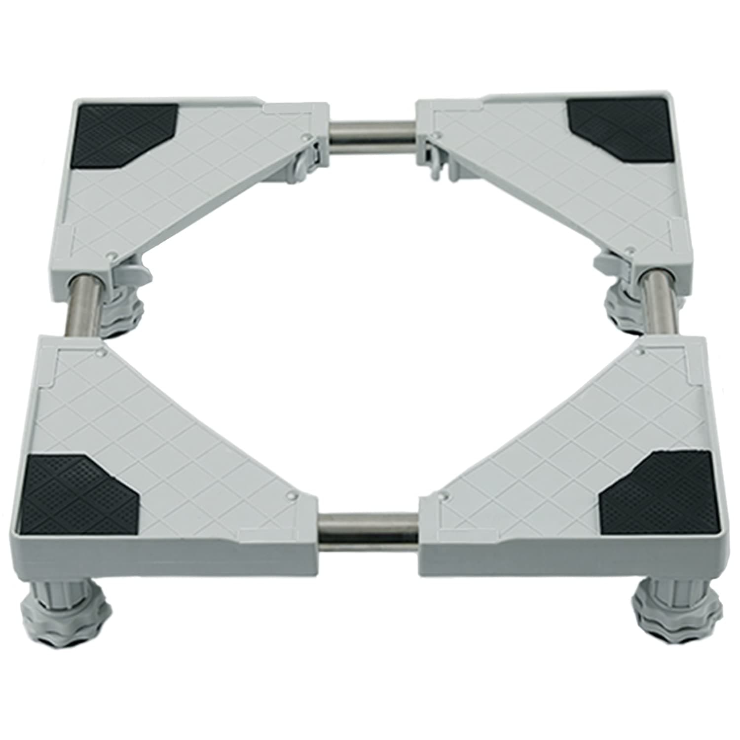 Multi-Functional Adjustable Movable Base Refrigerator Stand with 4 Strong Feets for Washing Machine Refrigerator and Dryer (4 Feets)