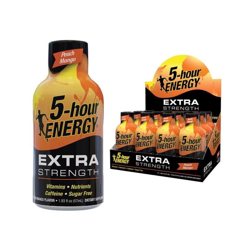 5-Hour Energy - Shot Extra Strength Peach Mango 1.93 Fl. Oz. 154823