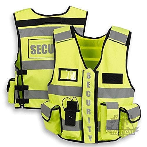 Tactical Security Vest Hi-Viz yellow