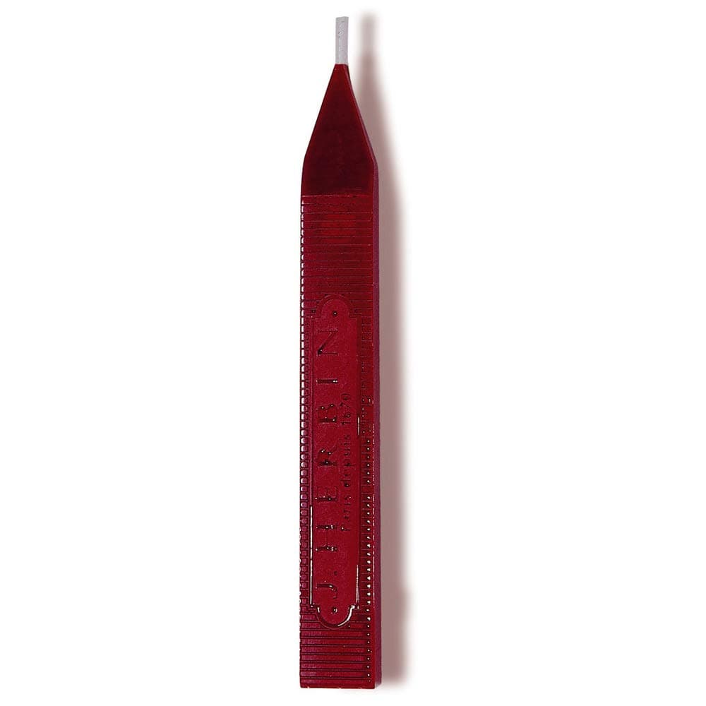 Jacques Herbin Red Wax Seal Sticks with Wick, 5 Count, High Viscosity, Not Water Resistant