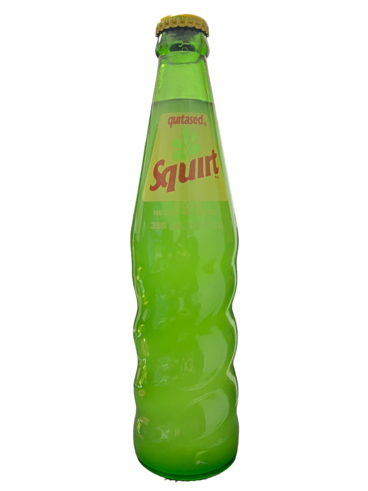 Soda Soft Drinks Citrus Bundle - Includes 6 Glass Bottles of Soda Squirt Soft Drink, 12 oz each (Total of 72 Fl Oz) - Caffeine-Free Soft Drinks, Hecho En Mexico - Squirt Soda Bundle by Despensa Colombiana