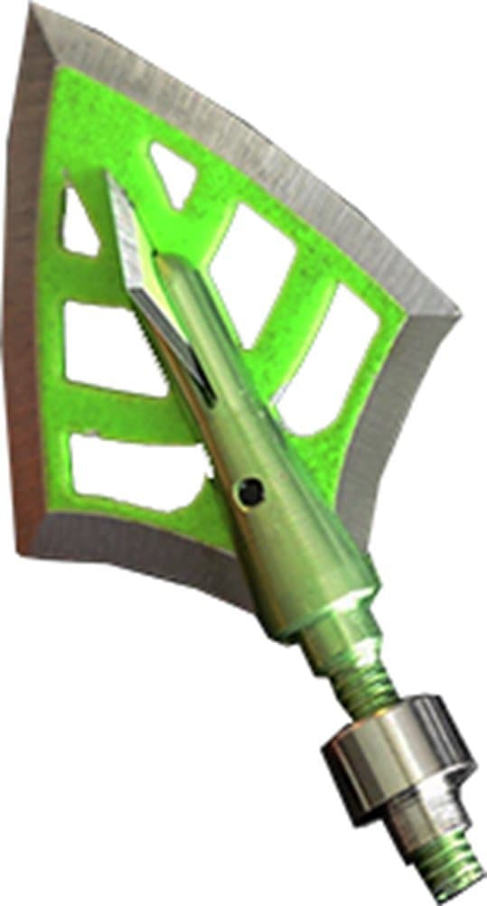 Double Bevel DRT Broadhead, Green, 100/125 Grain