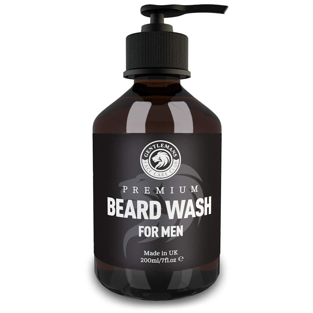 Beard Shampoo - Vegan Friendly Beard Wash & Conditioner For Men - Gently Nourish + Boost Growth With 200ml Organic Beard Softener For Men