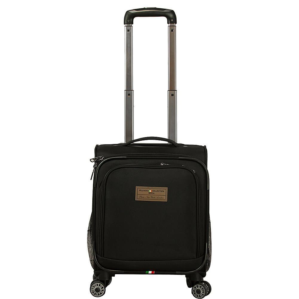 Under Seat 4 Wheel Carry On, Black