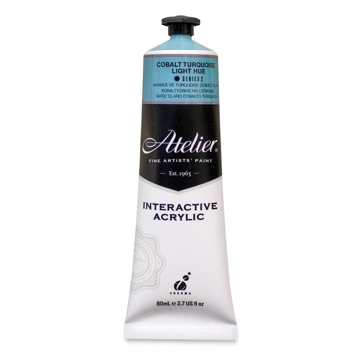 Atelier InteractiveAcrylic Cobalt Turquoise Light Hue 80ml