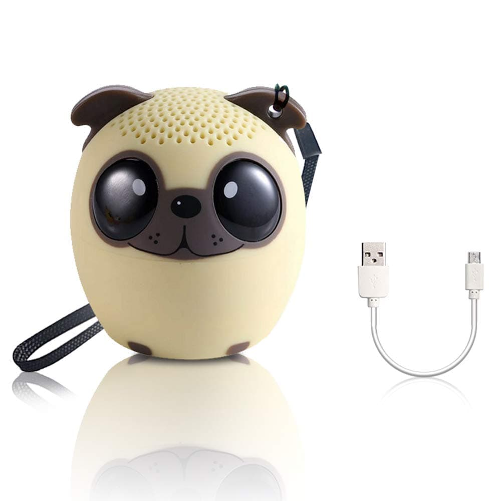 Mini Animal Wireless Speaker, Bluetooth Portable Rechargeable Battery Speaker with Powerful Rich Room-filling Sound - 3W Audio Driver - Remote Selfie Function - for Smart-phone Tablets