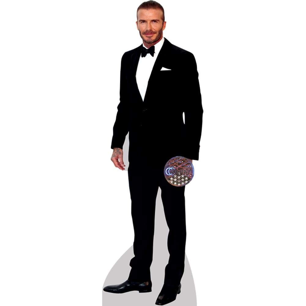 David Beckham (Black Suit) Life Size Cutout