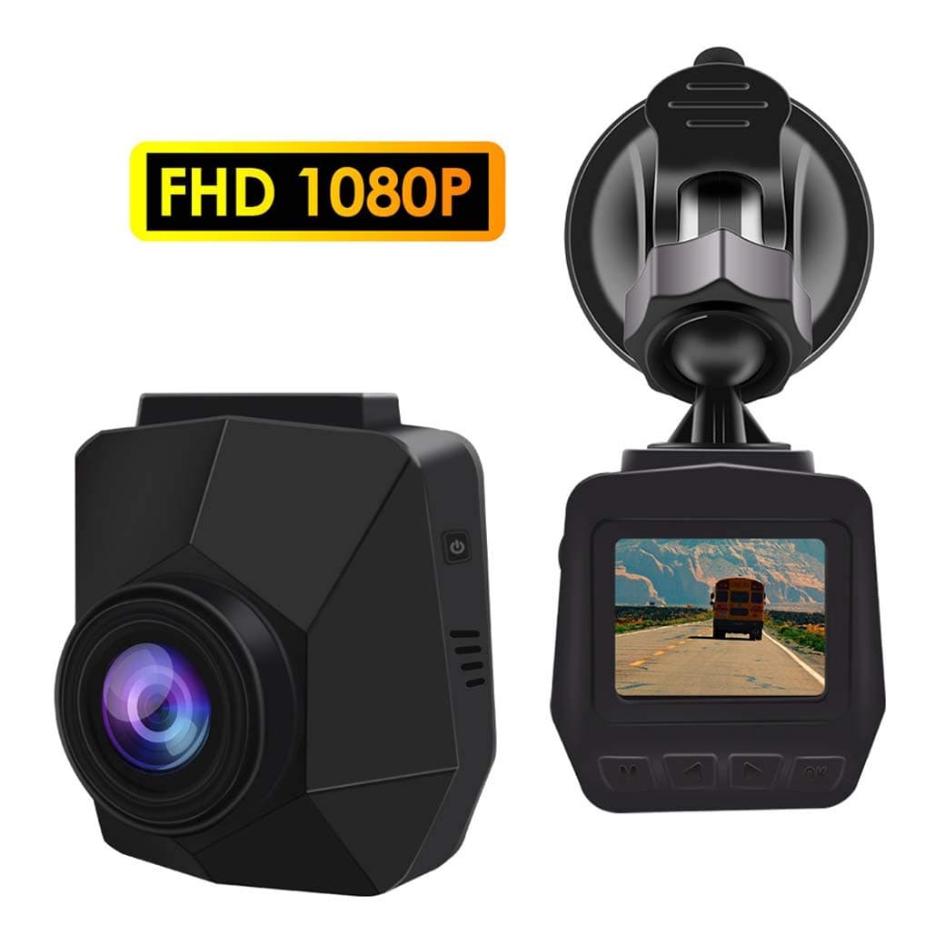 Dash Cam, GERI Full HD 1080P Mini dash camera with 1.5" 140 Degree Wide Angle Lens Digital Car Dashboard Camera Driving Video Recorder WDR, Loop Recording, Motion Detection and G-Sensor