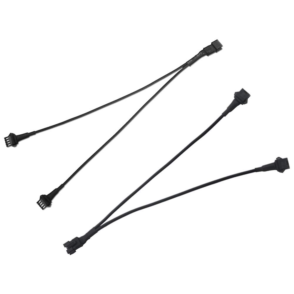 4 pin RGB underglow led light Extension Wire- 2pcs accent led light 2 Way Splitter Y Cable for Use with 5050 LED SMD RGB NEON Accent Kits for LED Motorcycle ATV car Light Multi-Color Neon Strip