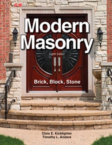 Modern Masonry: Brick, Block, Stone Eighth Edition, Textbook