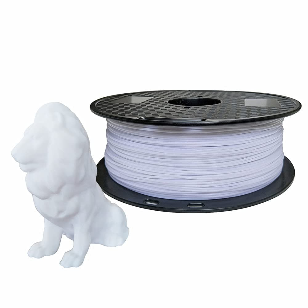 CC3D PLA Max PLA+ Snow White PLA Filament 1.75 mm 3D Printer Filament 1KG 2.2LBS 3D Printing Material Bright White PLA Pro Plus Filament Snow Cold White Color