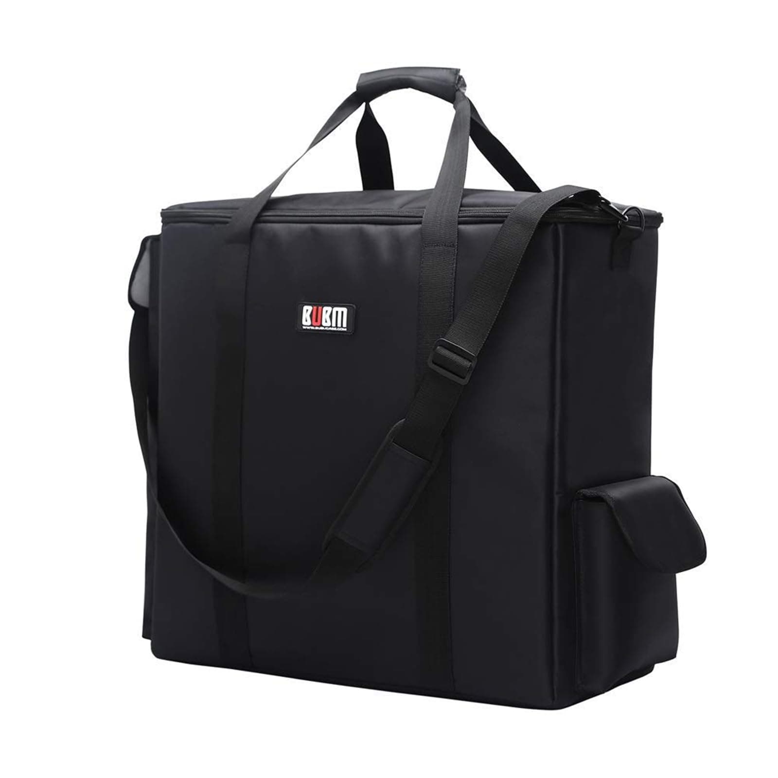 BUBM Desktop Computer Carrying Case, Padded Nylon Carry Tote Bag for Transporting Computer Tower PC Chassis, Keyboard, Cable and Mouse…