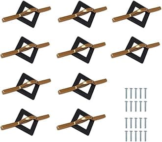 VOLO Rose Gold/Black Cabinet Knob/Wardrobe Door Knobs/Cupboard Drawer Pull Handle/Kitchen Drawer Kno(Knob_S-167_Rose Gold, 2 Pcs)