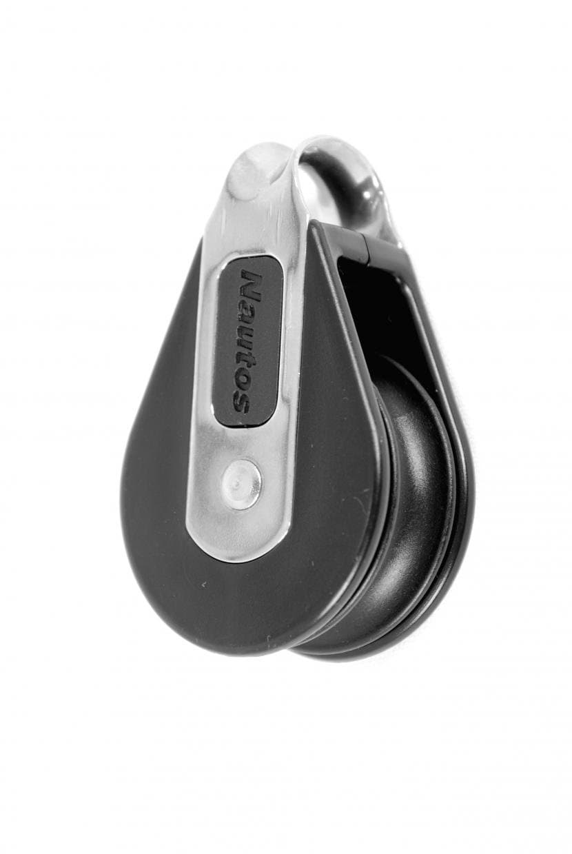 Nautos#92314-Classic line 39 MM -Single Fixed Head- 39 mm sheave-Long Lasting Characteristics.Sailboat Block
