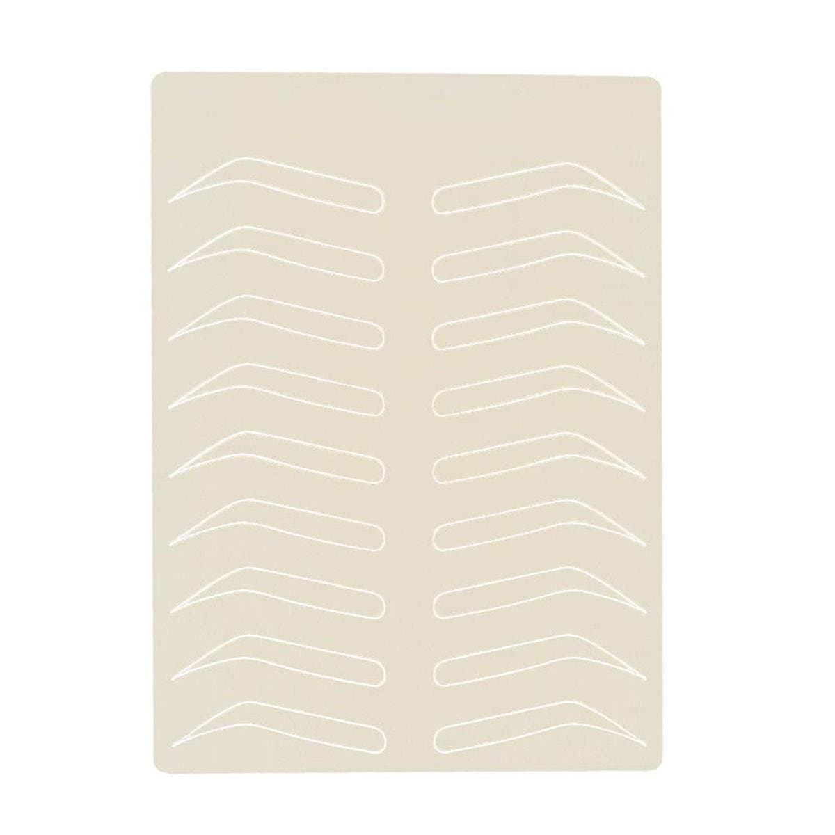 Microblading Practice Skin for Eyebrows Permanent Makeup Tattoo Beauty Double Sided Fake Training Skin Sheets Microblading Supplies