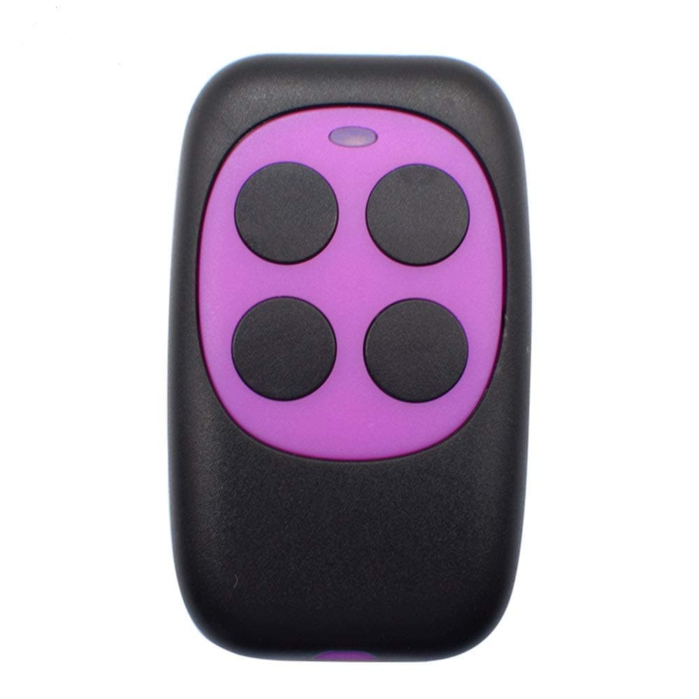 Remote Control 280-870Mhz Universal Remote Control Rolling Code Garage Door Remote Control Switch 4 Buttons Wireless Industrial Remote Control for Gates (Purple)