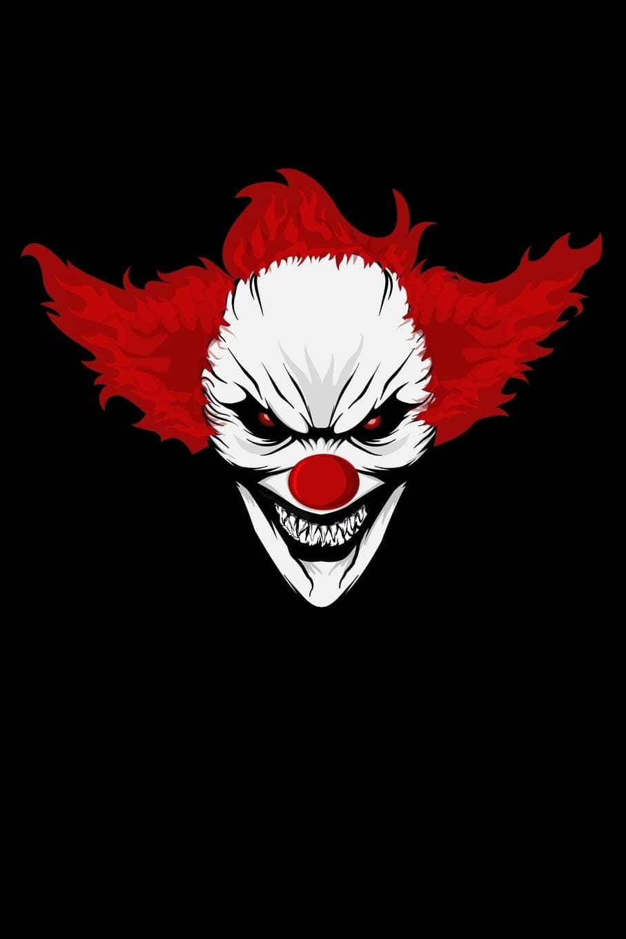 Journal: Evil Clown Halloween Killer Clowns Black Lined Notebook Writing Diary - 120 Pages 6 x 9 Paperback – August 5, 2019