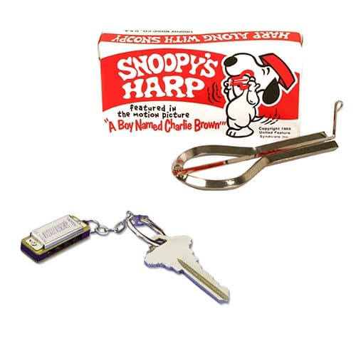 Christmas Stocking Stuffer - Mini Harmonica & Snoopy Jaw Harp
