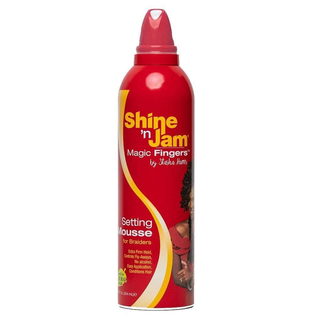 Shine-N-Jam Magic Fingers Setting Mousse For Braiders (Pack of 1)
