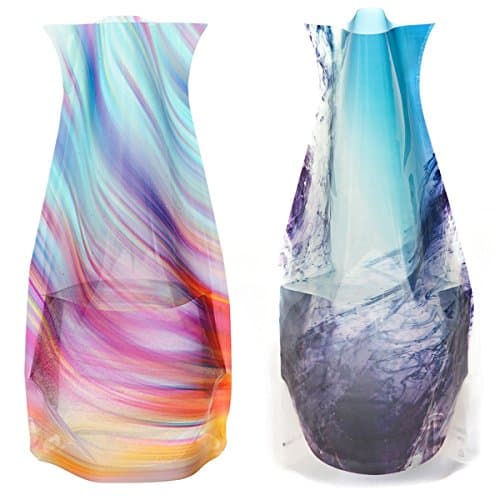 MODGY Collapsible & Expandable Plastic Vase Multi-Pack - NOT Glass (Expandable Vase 2-Pack)