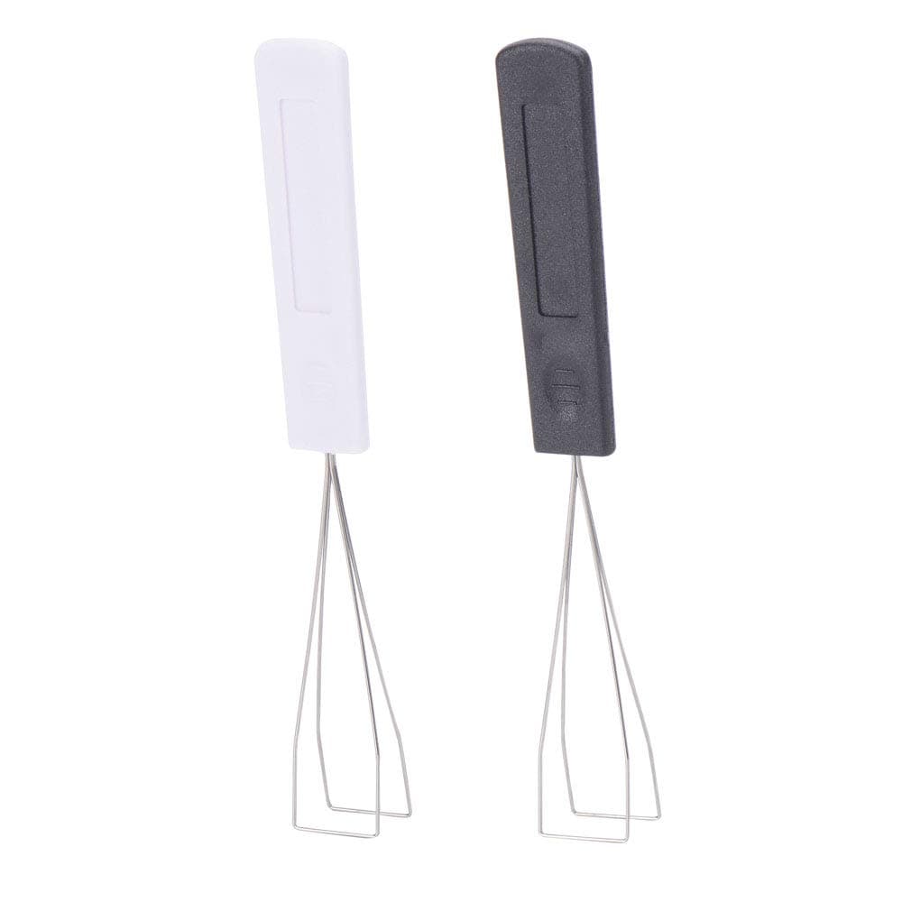 BestwayTech Keycap Puller Stainless Steel Key Puller Key Cap Remover for Mechanical Keyboard Key a Couple of White and Black Color
