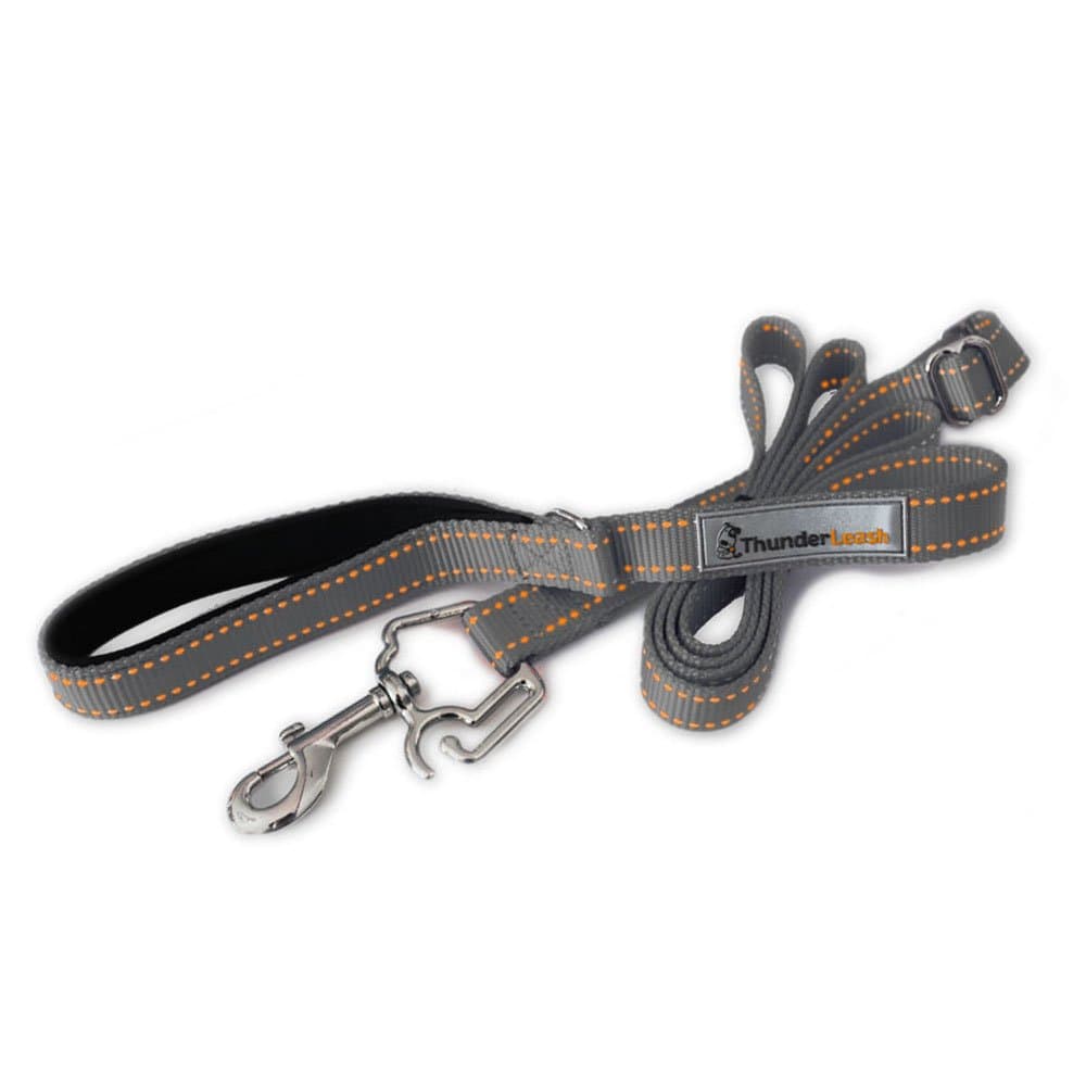 No-Pull Dog Leash (Large (Over 25 lbs), Grey)