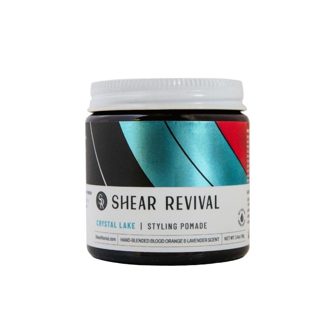 Shear Revival Crystal Lake Water-Based Pomade – Medium Hold, Medium Shine – N...