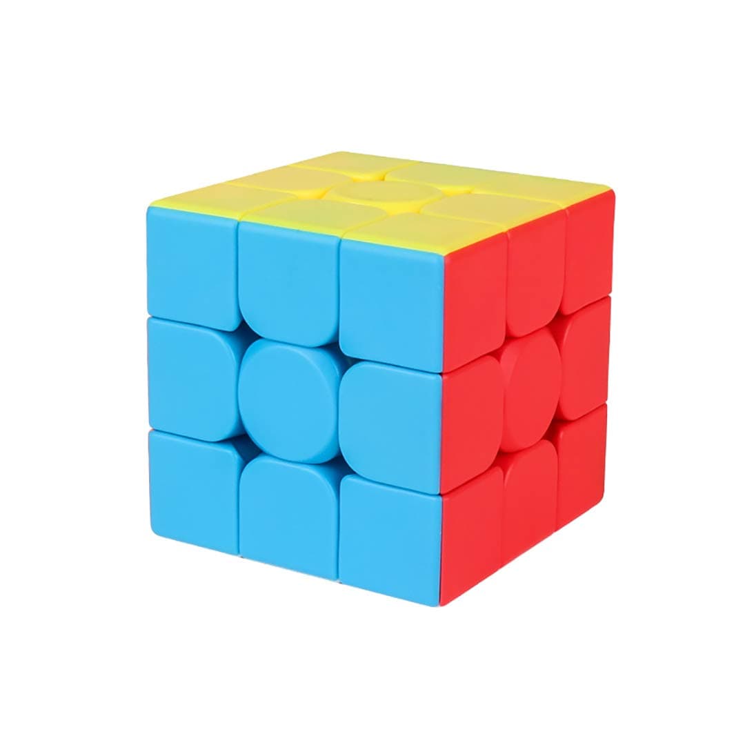 3x3x3 Speed Cube,Stickerless Magic Cube,Smooth Turning Puzzle Box with Anti-Sticky Design,The Most Educational Toy to Effectively Improve Your Child's Concentration and Responsiveness