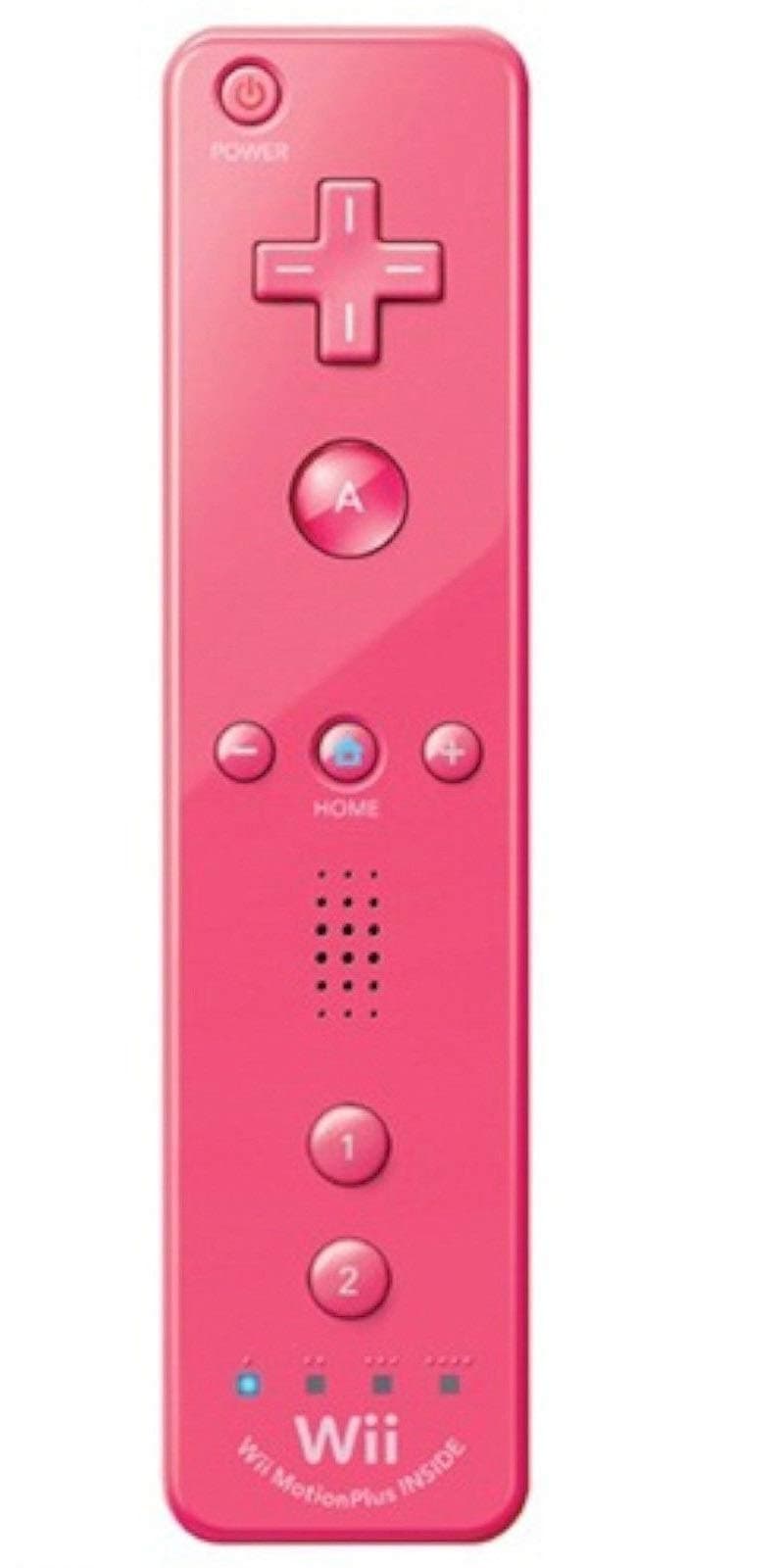 Nintendo Wii Remote Plus - Pink (Bulk Packaging) (Renewed)