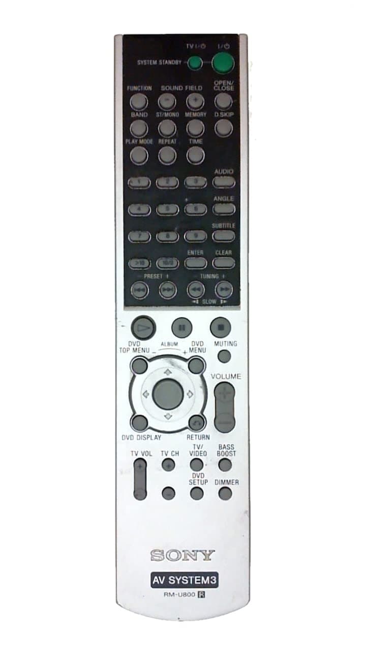 Sony RM-U800 Remote Control DVD Home Theater System Receiver AVD-K800P HT-C800DP